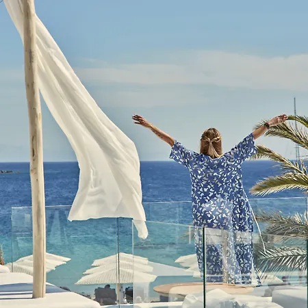 호텔 Mykonos Ammos - Small Luxury Of The World 오르노스