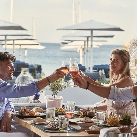 Mykonos Ammos - Small Luxury Of The World 호텔 오르노스