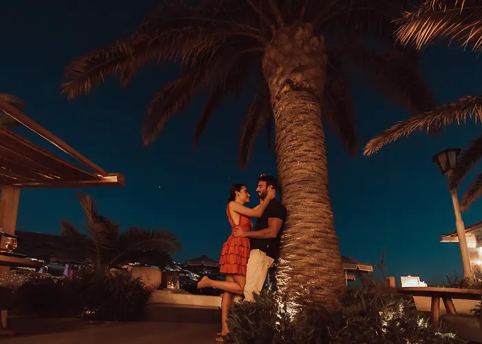 호텔 Mykonos Ammos - Small Luxury Of The World 오르노스